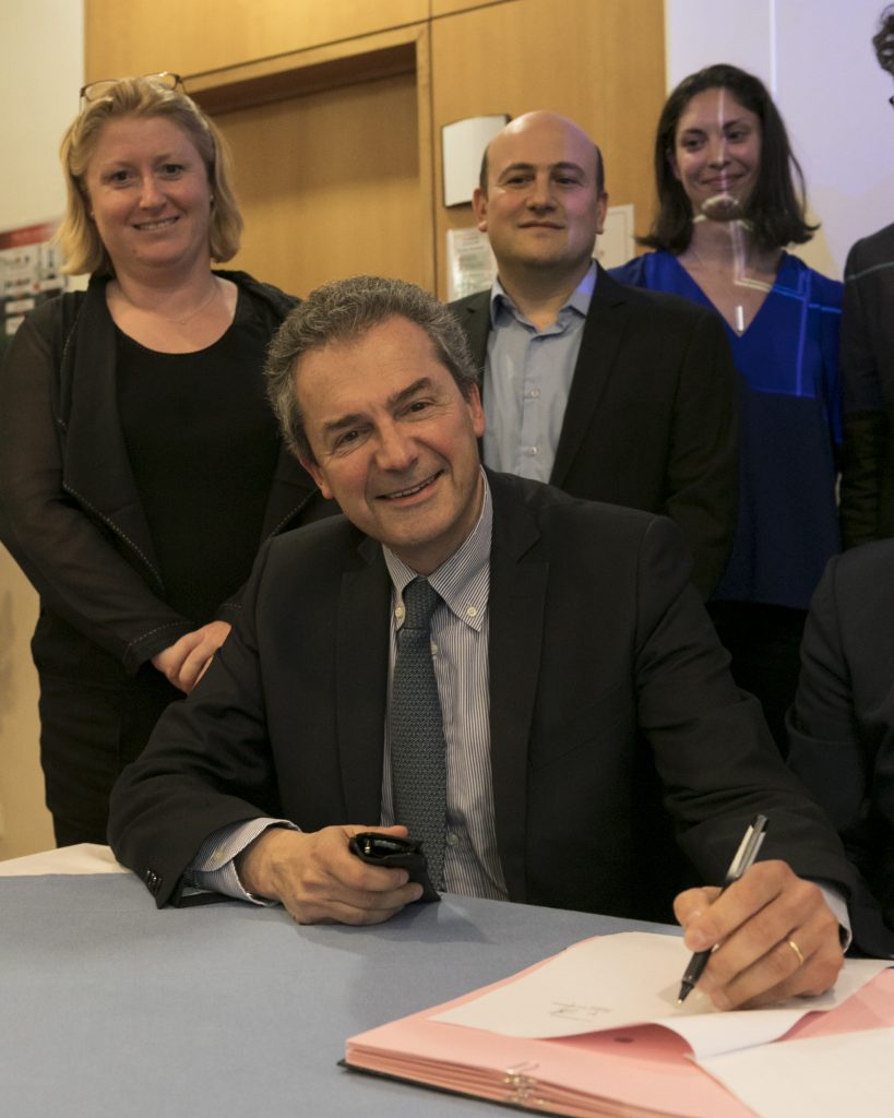 Signature de partenariats entre Inserm, AP-HP et MSD Avenir